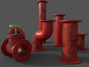 pipes collection Model 3D