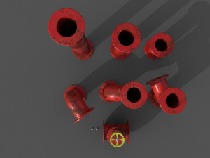 pipes collection Model 3D