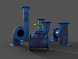pipes collection 3D 모델