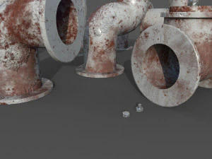 pipes collection 3D Model