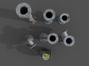 pipes collection 3D Model