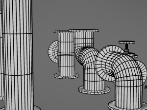 pipes collection Model 3D