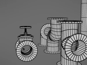 pipes collection 3D Model