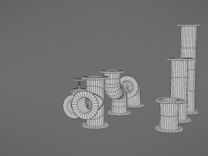 pipes collection Model 3D