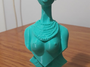 afro woman statue 3D 프린트 모델