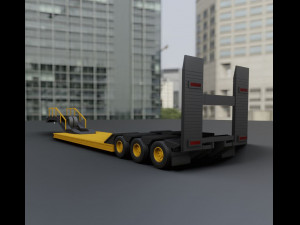 oversize trailer 120 semi truck 3D Print Model
