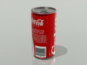 Aluminum Coca-Cola can 3D 모델