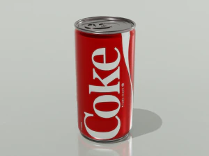 Aluminum Coca-Cola can 3D Model