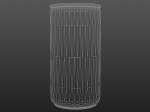 Aluminum Coca-Cola can 3D Model
