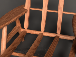 cigar chair 3Dモデル