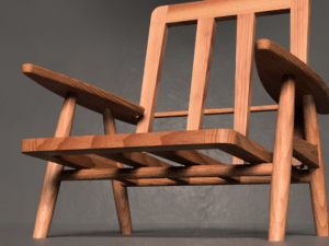 cigar chair 3Dモデル