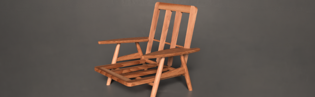 cigar chair 3D Model .c4d .max .obj .3ds .fbx .stl .blend