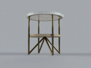 elegant side table 3D Model