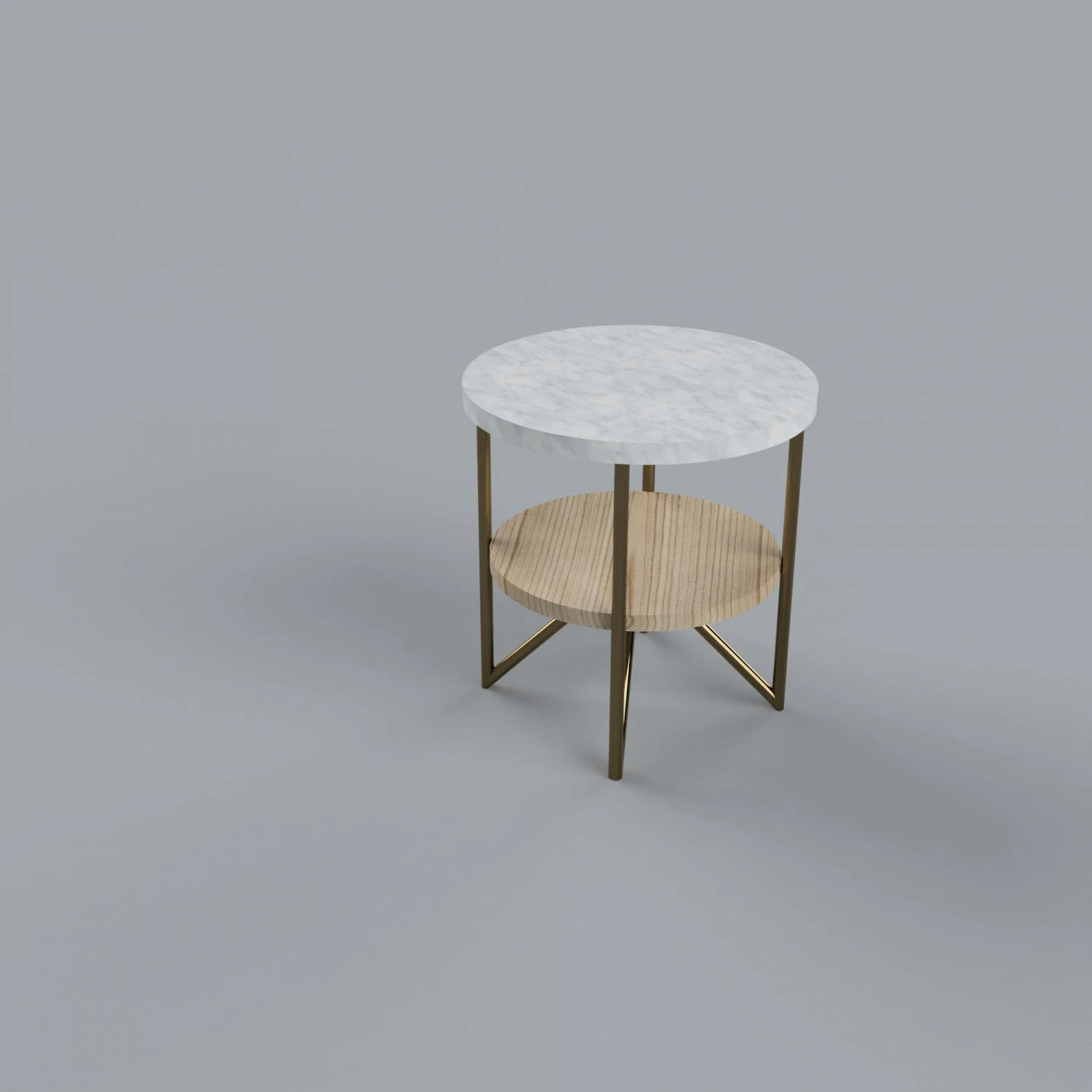 elegant side table 3D Model .c4d .max .obj .3ds .fbx .stl .blend 