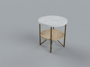 elegant side table 3D Model