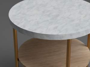 elegant side table 3D मॉडल