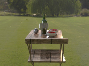 picnic table model 3d 3D 模型