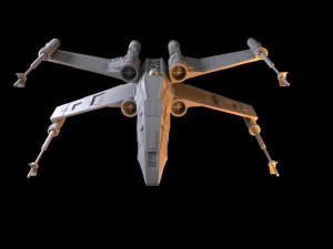 x wing star wars model 3d 3D Модель