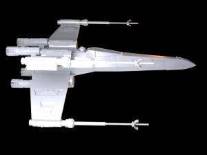 x wing star wars model 3d Modelo 3D