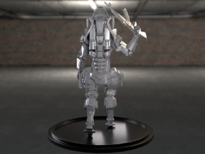 robot soldier reaper - call of duty model 3d Modelo 3D