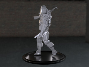 robot soldier reaper - call of duty model 3d Modelo 3D
