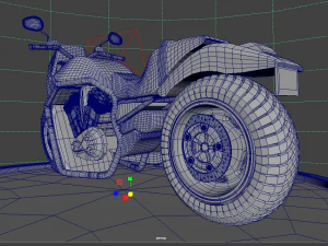 motorcycle model 3d 3D Model