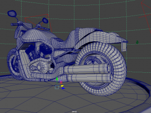 motorcycle model 3d Model 3D