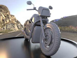 motorcycle model 3d Model 3D