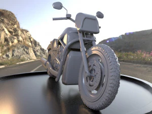 motorcycle model 3d 3D Model