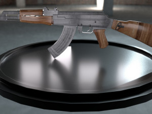 ak-47 model 3d Modelo 3D
