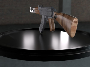 ak-47 model 3d Modelo 3D
