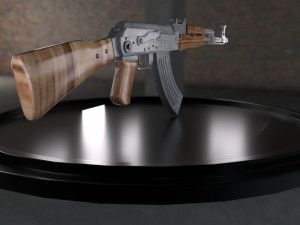 ak-47 model 3d Modelo 3D