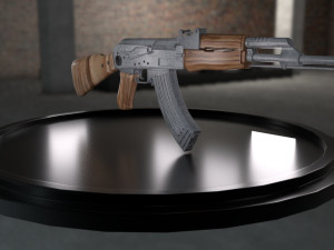 ak-47 model 3d Modelo 3D