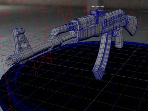 ak-47 model 3d Modelo 3D