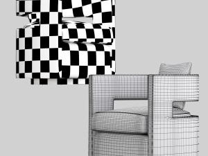 armchair Model 3D
