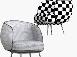 armchairmeridiani scott Model 3D