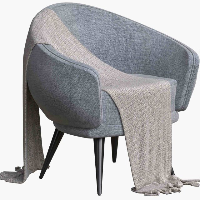 armchair Modello 3D .c4d .max .obj .3ds .fbx .stl .blend 