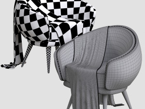 armchair Modello 3D