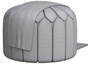 pouf Modello 3D