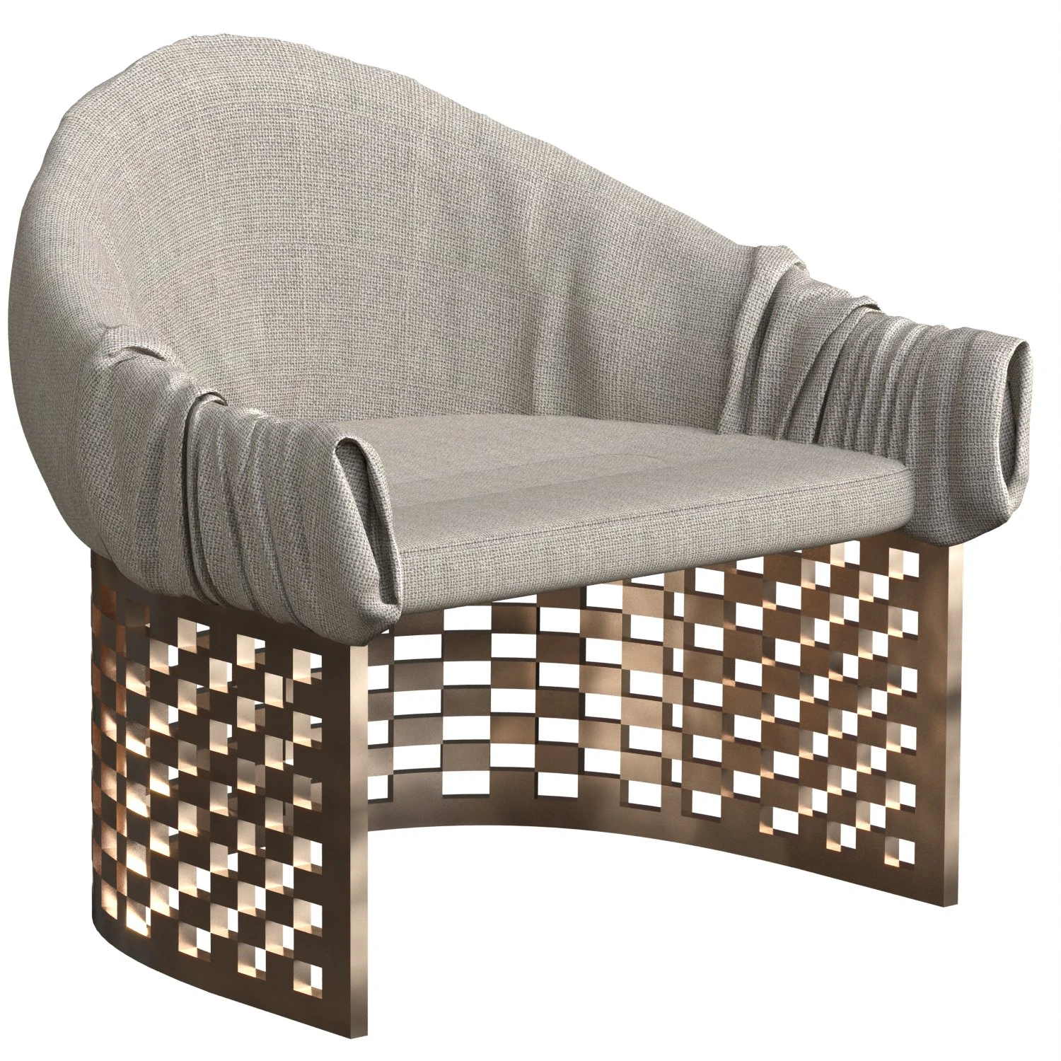 clothchair 3D Model .c4d .max .obj .3ds .fbx .stl .blend 