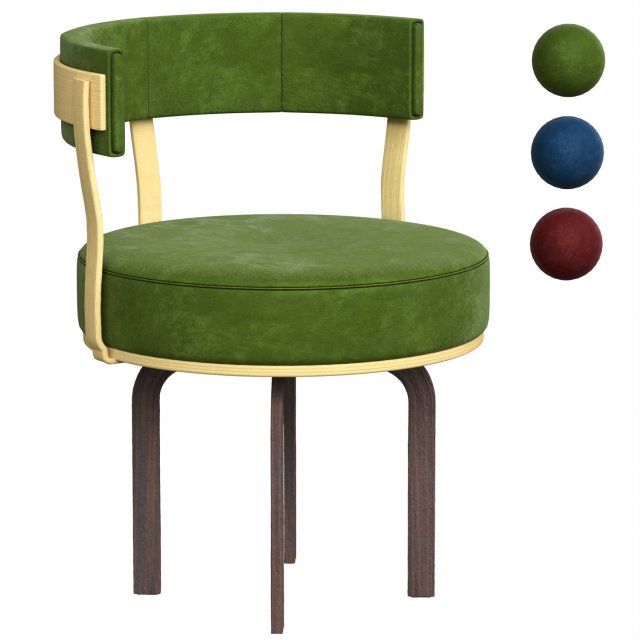 chair 3D Model .c4d .max .obj .3ds .fbx .stl .blend 