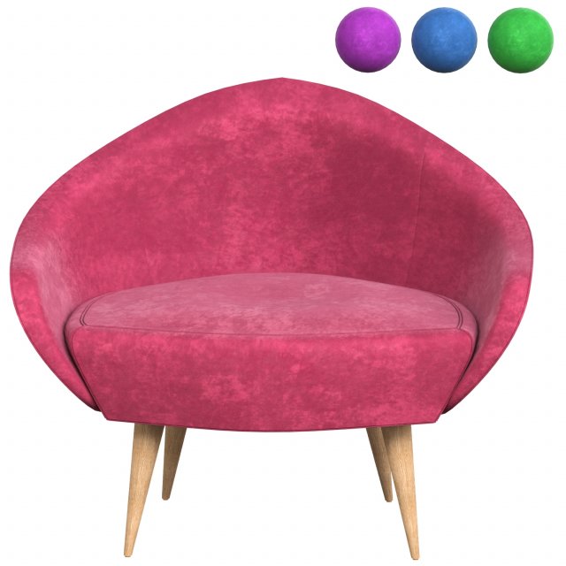 armchair Modelo 3D .c4d .max .obj .3ds .fbx .stl .blend 