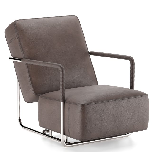 ABC armchair 3D Модель .c4d .max .obj .3ds .fbx .stl .blend 