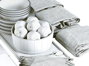Decorative set 3D Model