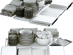 Decorative set 3D Model