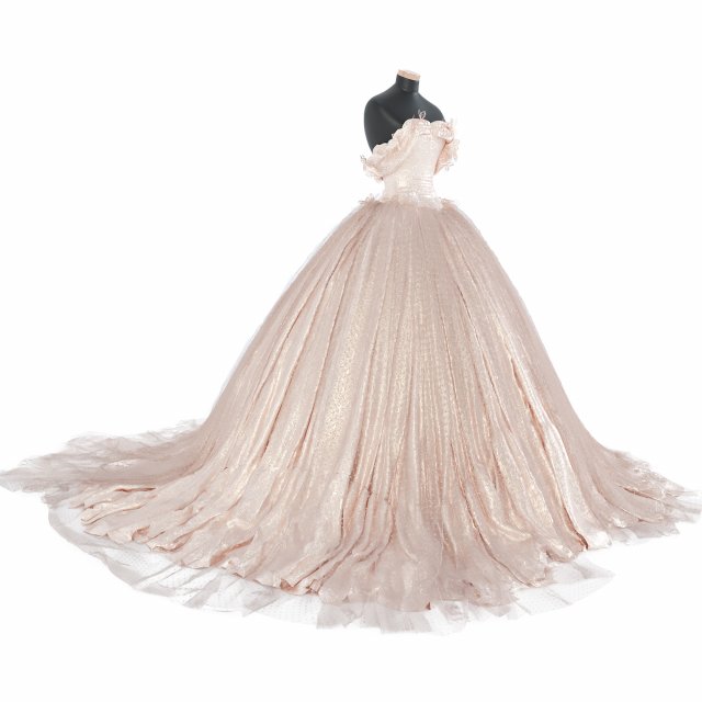 Wedding dress 3D Модель .c4d .max .obj .3ds .fbx .stl .blend
