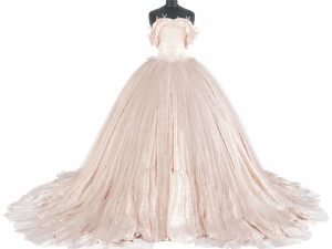 Wedding dress 3D Модель