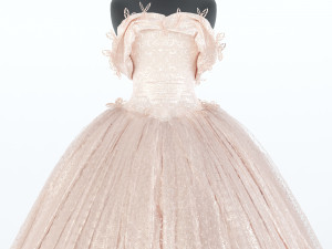 Wedding dress 3D Модель