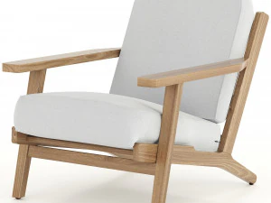 Altynay wide armchairAltynay wide armchair 3D Model