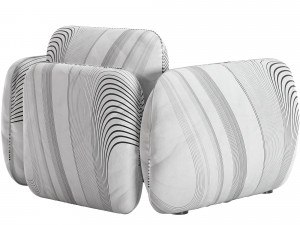 Baxter armchair Modèle 3D